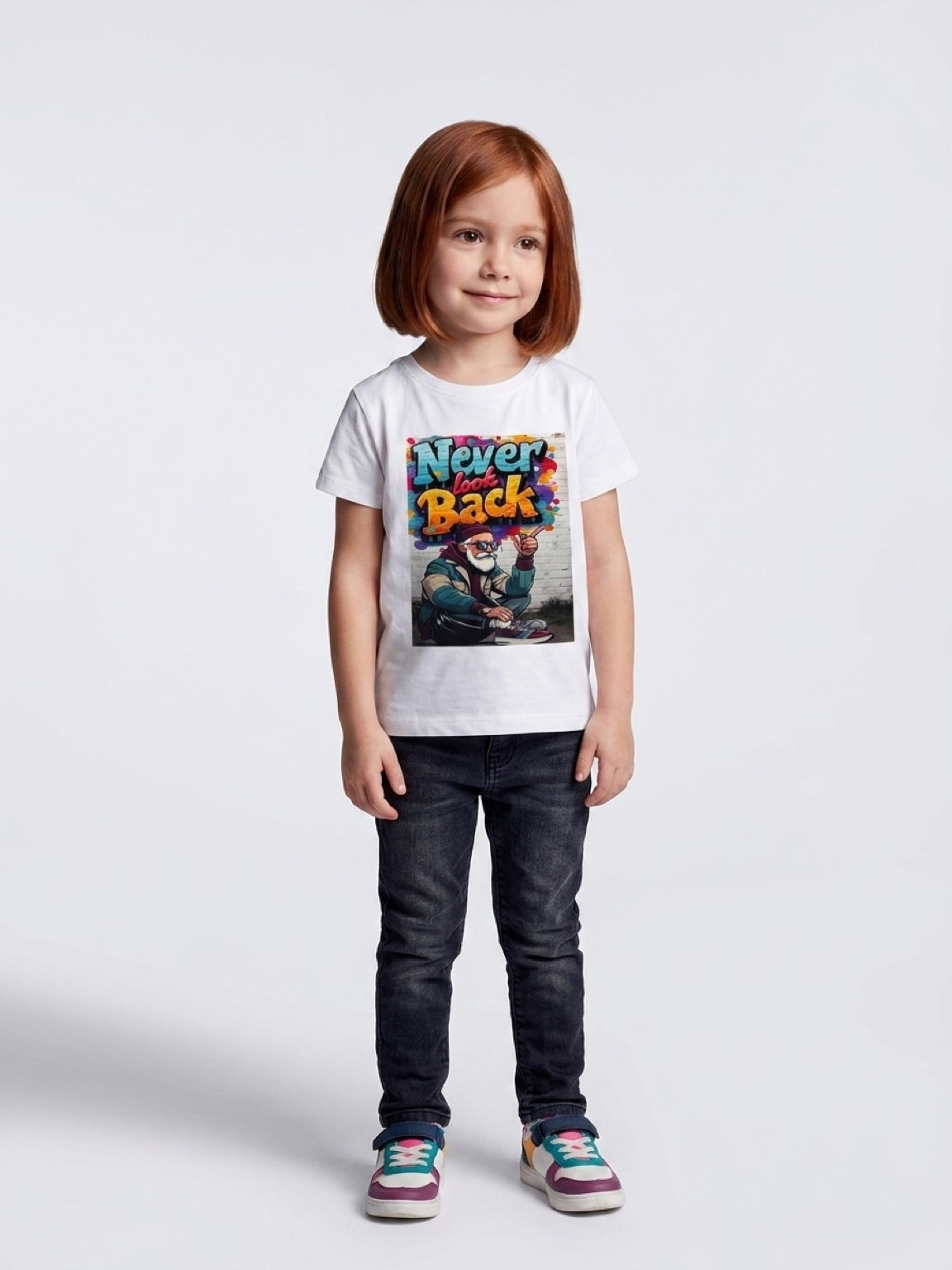 Unisex White T shirt For All Ages Custom |AA7 Studio|