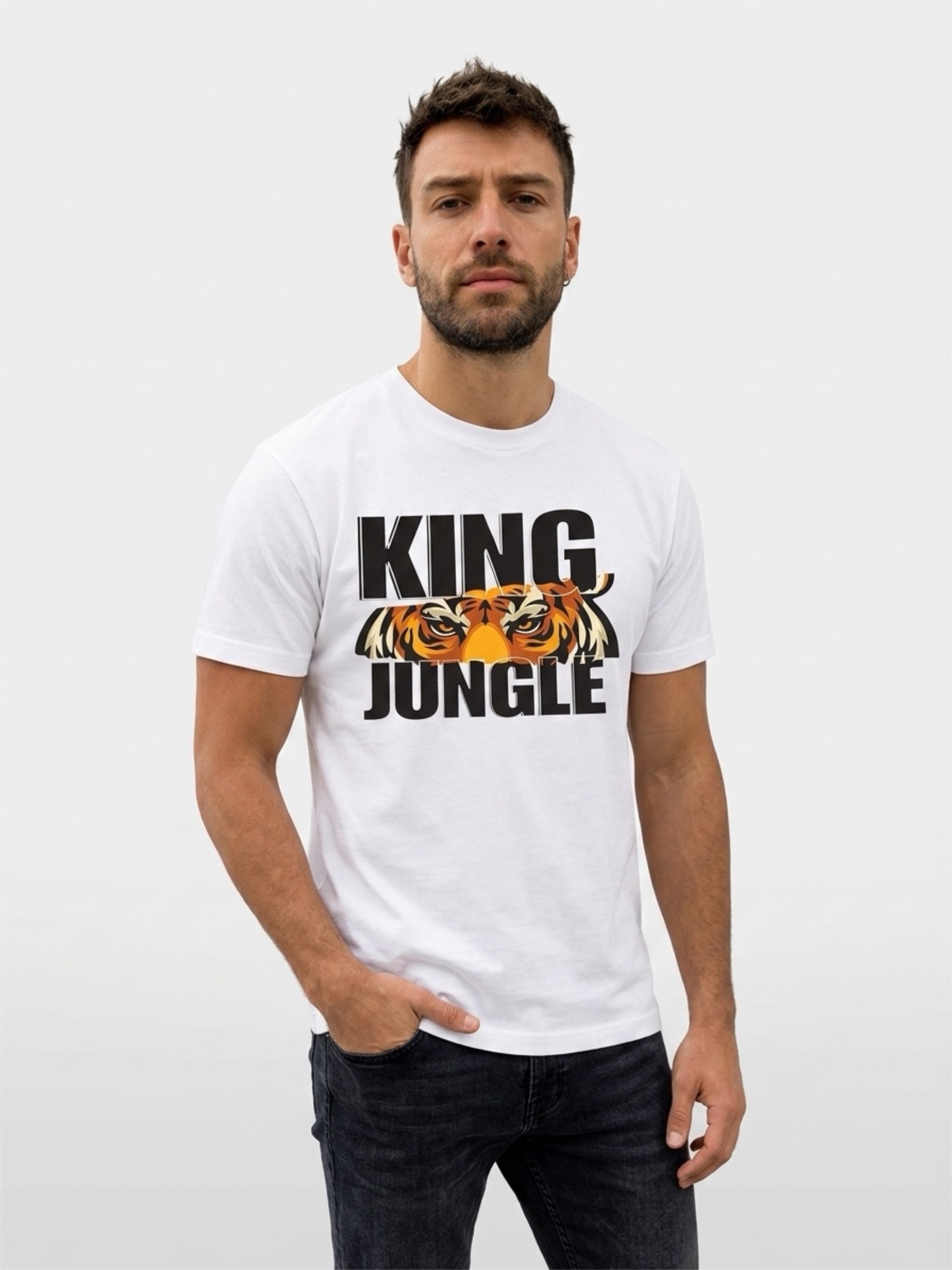 White King Jungle T Shirt