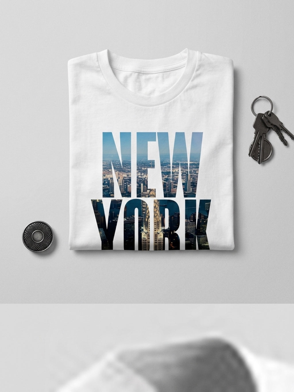 NEWYORKCITY| BrandNew Premium Slt shirt White