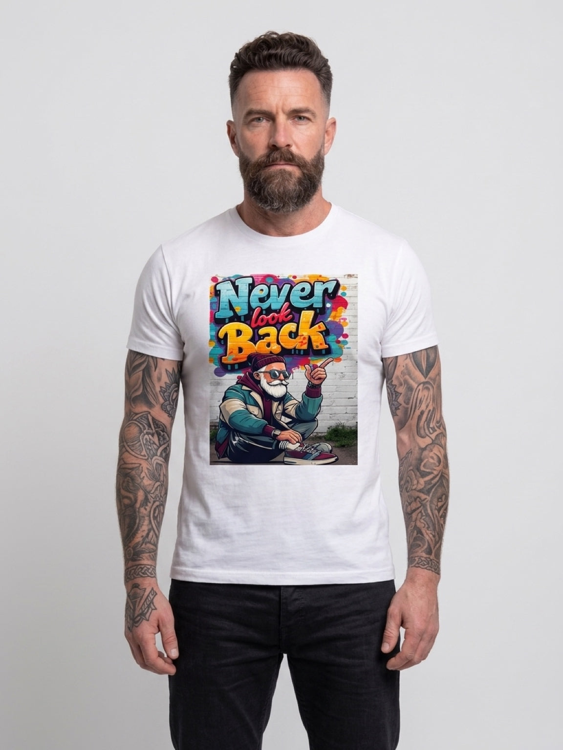 Unisex White T shirt For All Ages Custom |AA7 Studio|
